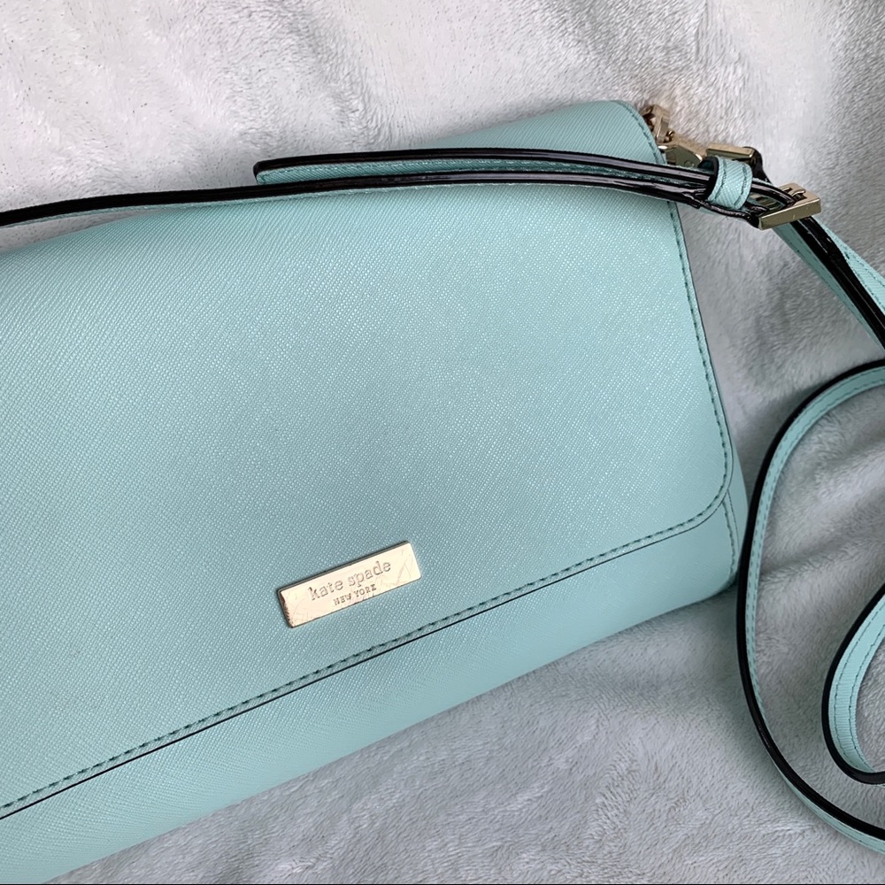 [Sold] Kate Spade Blue Crossbody Purse - Picture 3 of 6